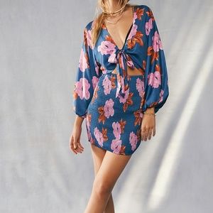 Free People Cassie Mini Dress NWT